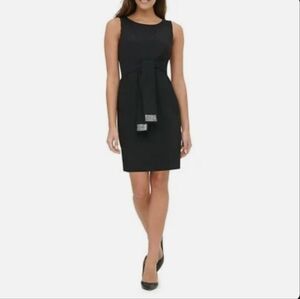 Tommy Hilfiger Black Mini Dress with Belt
